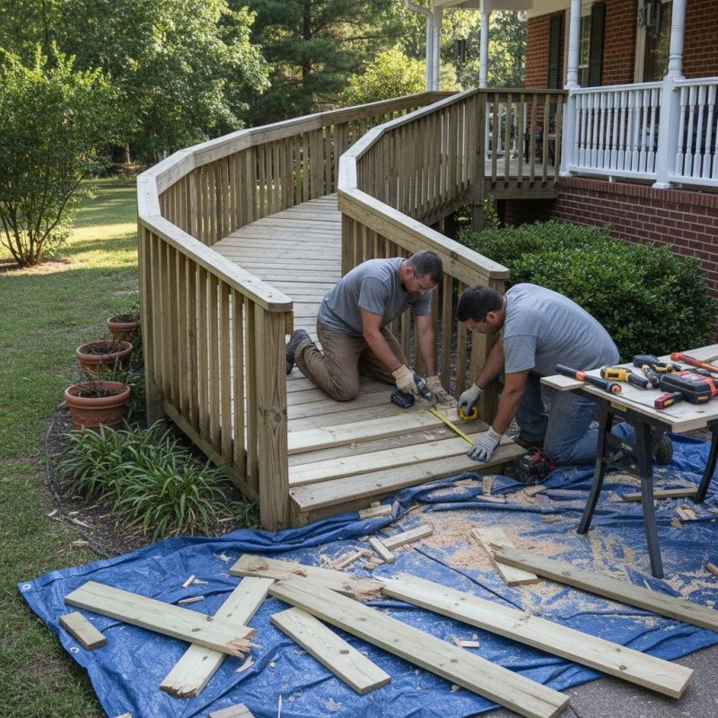 Wood Ramp Repair in Conroe, TX